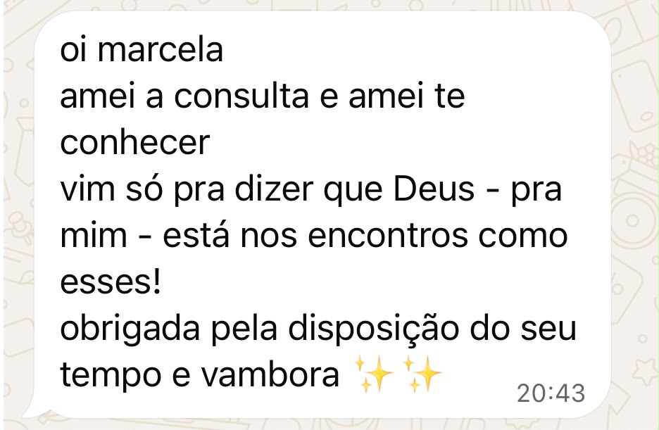 Print de feedback de paciente 2